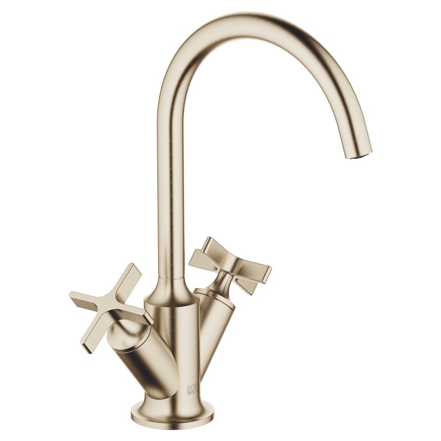 Batterie de lavabo VAIA
S 167 mm, goulot orientable
360°, H jusqu'à aératuer
221 mm, vidage excentrique
débit 5,7 l/min.
groupe acoustique I