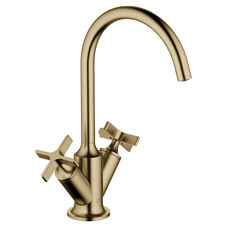 Batterie de lavabo VAIA
S 167 mm, goulot orientable
360°, H jusqu'à aératuer
221 mm, vidage excentrique
débit 5,7 l/min.
groupe acoustique I