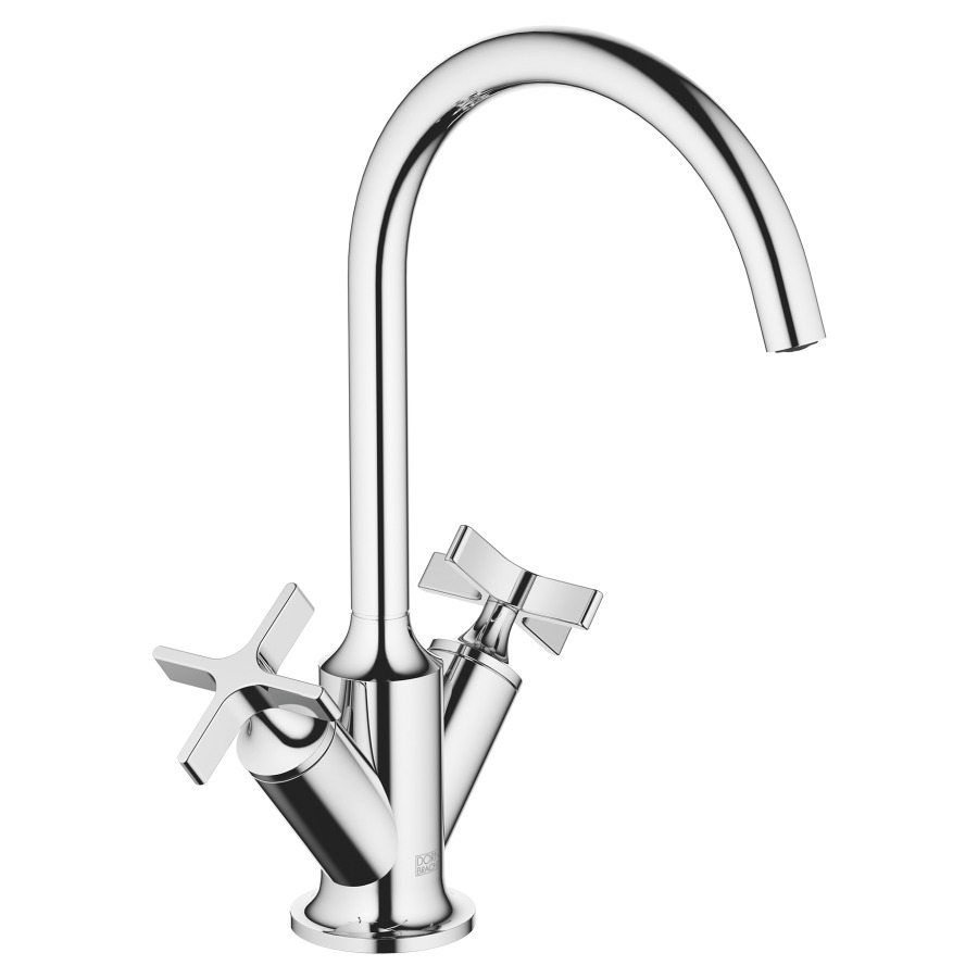 Batterie de lavabo VAIA
S 167 mm, goulot orientable
360°, H jusqu'à aératuer
221 mm, vidage excentrique
débit 5,7 l/min.
groupe acoustique I