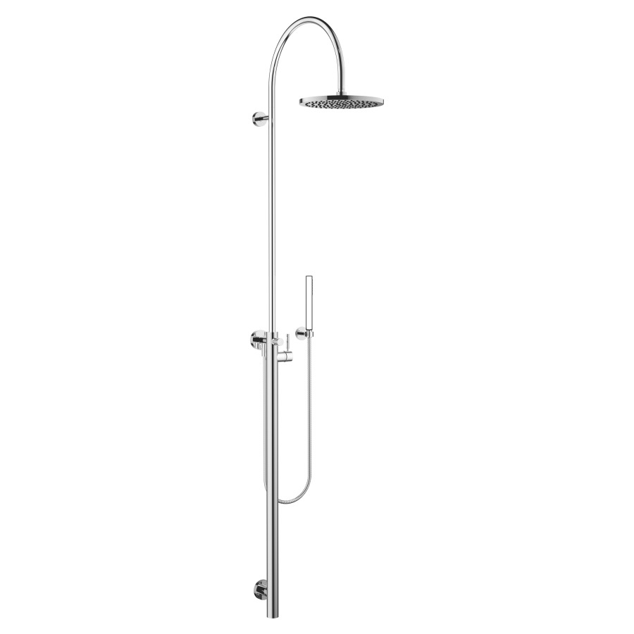 Système de douche DORNBRACHT
Flow Reduce, H 228 cm
mélangeur monocommande
inverseur, pomme de douche
D 300 mm, S 450 mm, système
anticalcaire, tuyau 150 cm
sans douche à main
débit 9 l/min.
sans corps à encastrer 751 037