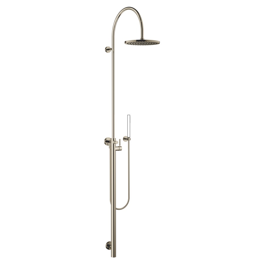 Système de douche DORNBRACHT
Flow Reduce, H 228 cm
mélangeur monocommande
inverseur, pomme de douche
D 300 mm, S 450 mm, système
anticalcaire, tuyau 150 cm
sans douche à main
débit 9 l/min.
sans corps à encastrer 751 037
