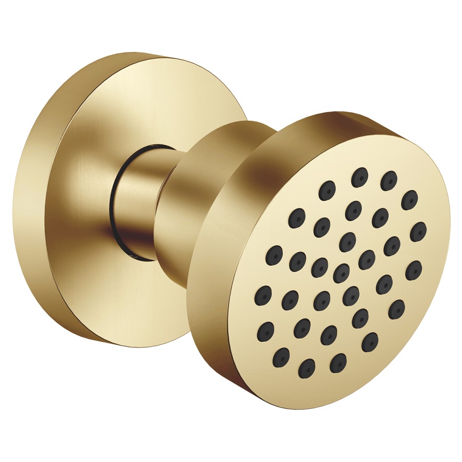 Douche latérale DORNBRACHT
1/2", à rotule
rosace D 55 mm
sans réglage du débit
débit 7 l/min.