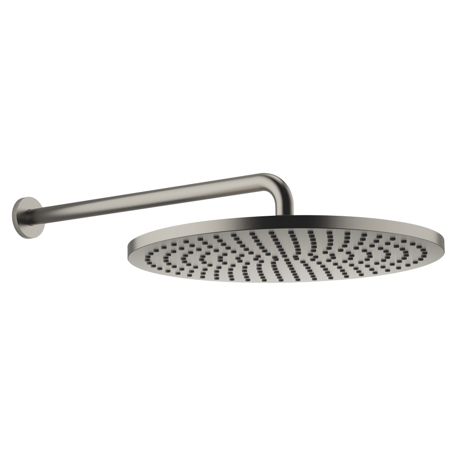 Douche murale DORNBRACHT
FlowReduce, S 450 mm
D 400 mm, 1/2", système
anticalcaire, rosace D 60 mm
débit 12 l/min.