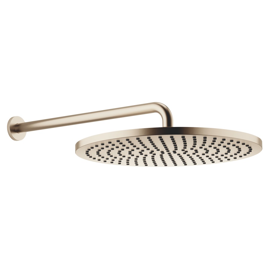 Douche murale DORNBRACHT
FlowReduce, S 450 mm
D 400 mm, 1/2", système
anticalcaire, rosace D 60 mm
débit 12 l/min.