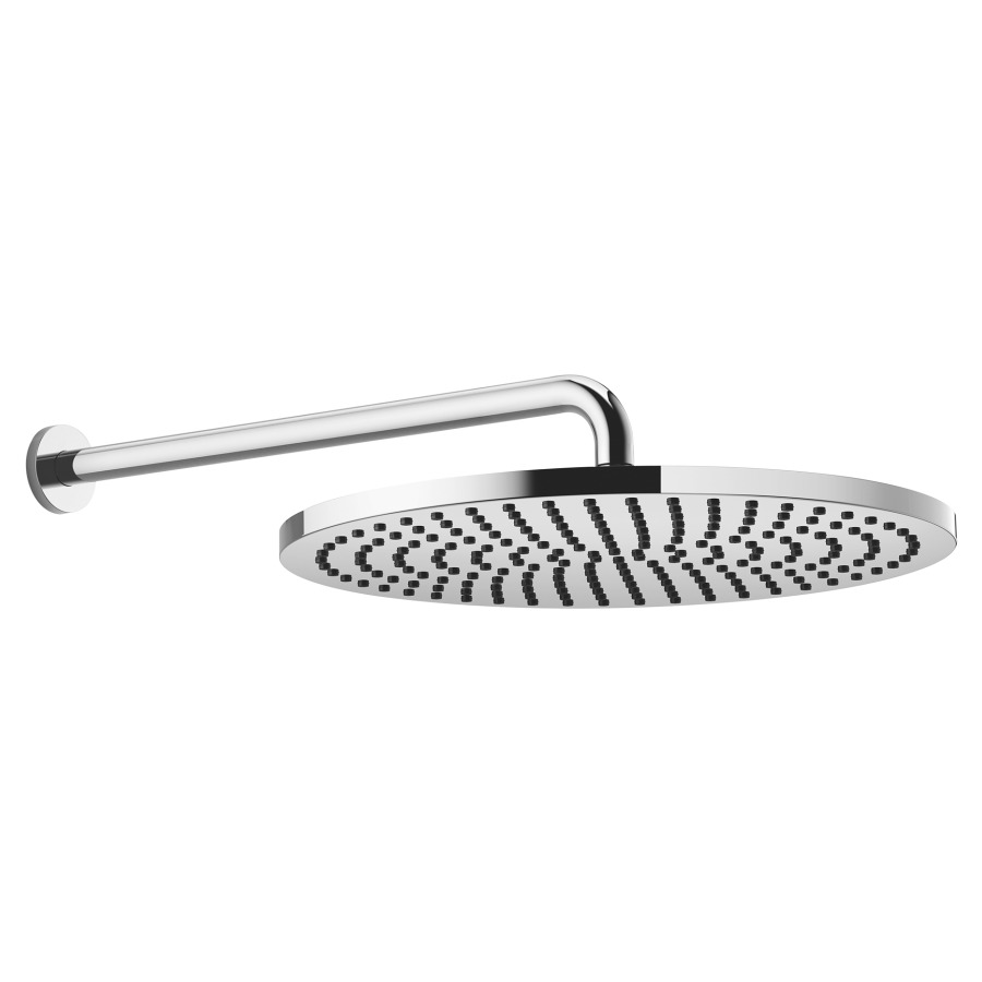 Douche murale DORNBRACHT
FlowReduce, S 450 mm
D 400 mm, 1/2", système
anticalcaire, rosace D 60 mm
débit 12 l/min.
