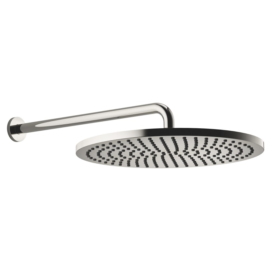 Douche murale DORNBRACHT
FlowReduce, S 450 mm
D 400 mm, 1/2", système
anticalcaire, rosace D 60 mm
débit 12 l/min.