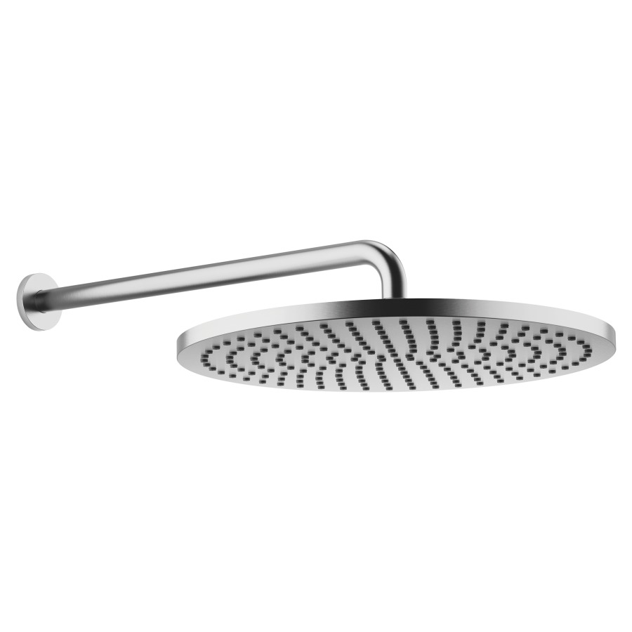 Douche murale DORNBRACHT
FlowReduce, S 450 mm
D 400 mm, 1/2", système
anticalcaire, rosace D 60 mm
débit 12 l/min.