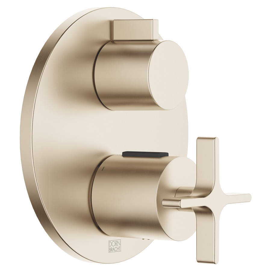 Thermostat VAIA UP
set de montage final
avec réglage de quantité
à 1 voie, plaque de recouvre-
ment D 150 mm, sans corps
à encastrer 751 018/019