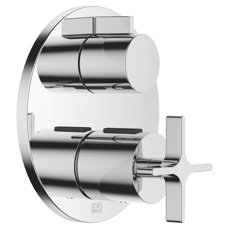 Thermostat VAIA UP
set de montage final
avec réglage de quantité
à 1 voie, plaque de recouvre-
ment D 150 mm, sans corps
à encastrer 751 018/019