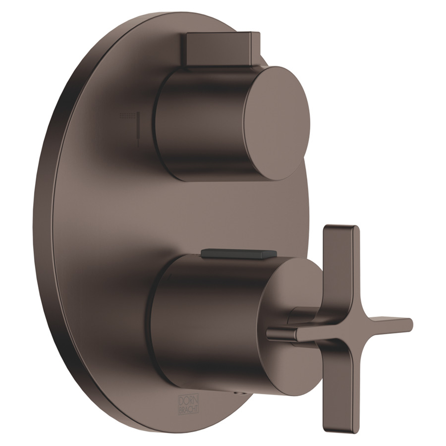 Thermostat VAIA UP
set de montage final
avec réglage de quantité
à 2 voies, plaque de recouvre-
ment D 150 mm, sans corps
à encastrer 751 018/019