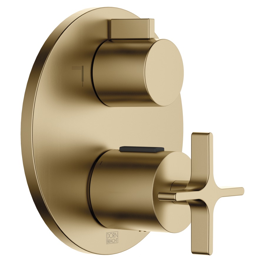 Thermostat VAIA UP
set de montage final
avec réglage de quantité
à 2 voies, plaque de recouvre-
ment D 150 mm, sans corps
à encastrer 751 018/019