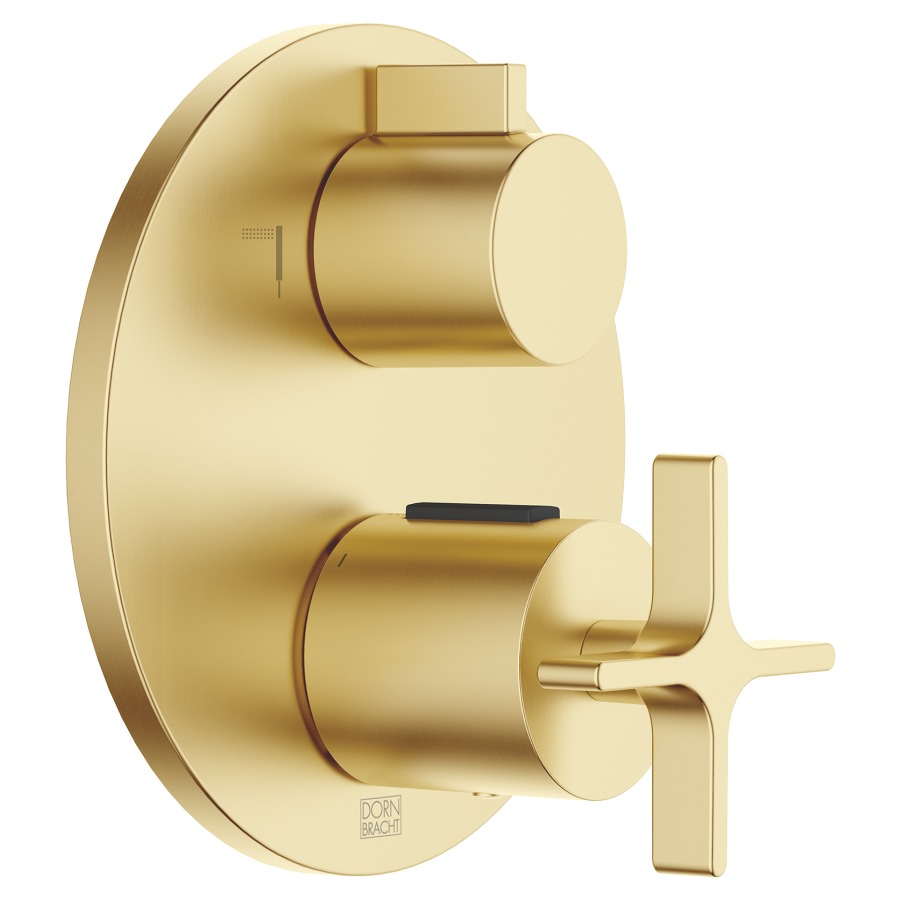 Thermostat VAIA UP
set de montage final
avec réglage de quantité
à 2 voies, plaque de recouvre-
ment D 150 mm, sans corps
à encastrer 751 018/019