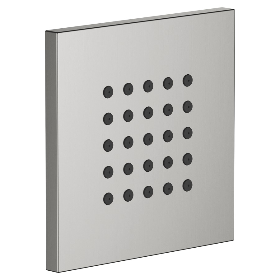 Douche latérale WATER POINTS
UP, Horizontal Rain
120 x 120 mm, système
anticalcaire, débit 9 l/min.
sans corps à encastrer
751 044