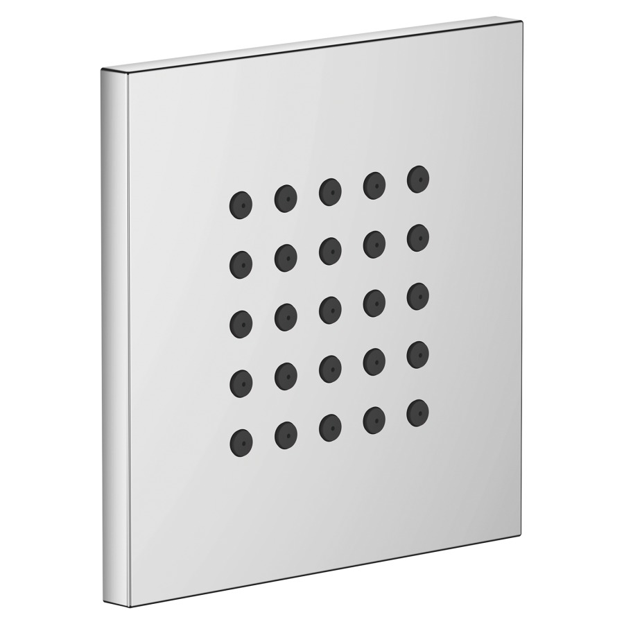 Douche latérale WATER POINTS
UP, Horizontal Rain
120 x 120 mm, système
anticalcaire, débit 9 l/min.
sans corps à encastrer
751 044
