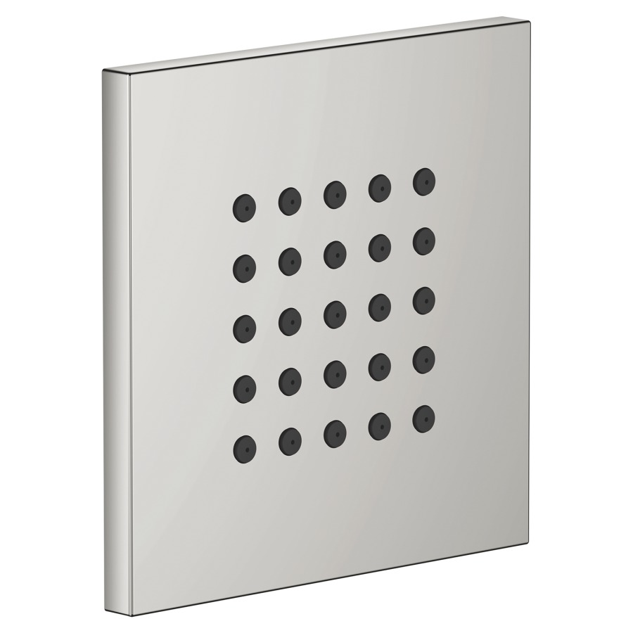 Douche latérale WATER POINTS
UP, Horizontal Rain
120 x 120 mm, système
anticalcaire, débit 9 l/min.
sans corps à encastrer
751 044