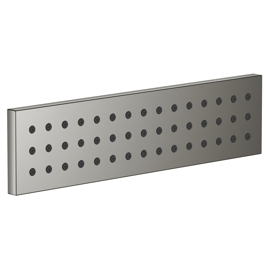 Douche latérale WATER BAR UP
Horizontal Rain, 1/2"
240 x 60 mm, système
anticalcaire, débit 9 l/min.
sans corps à encastrer
751 065