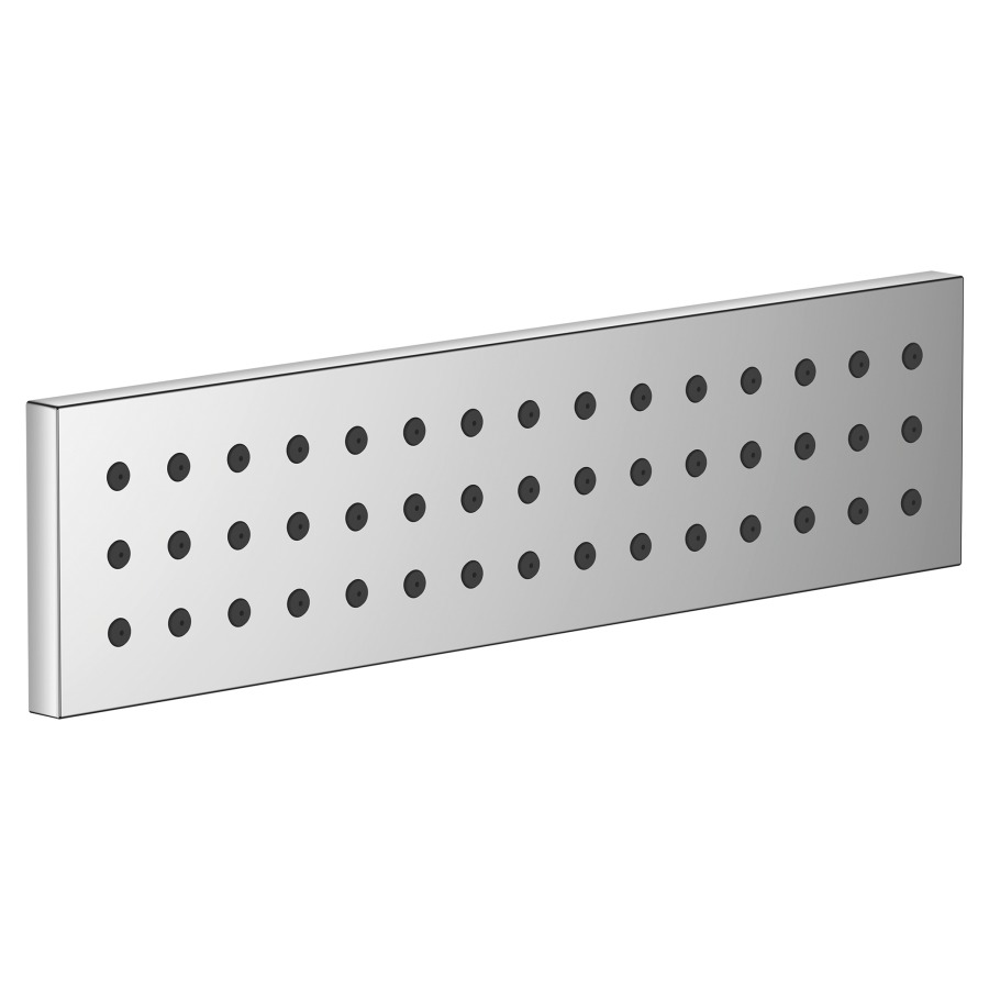 Douche latérale WATER BAR UP
Horizontal Rain, 1/2"
240 x 60 mm, système
anticalcaire, débit 9 l/min.
sans corps à encastrer
751 065