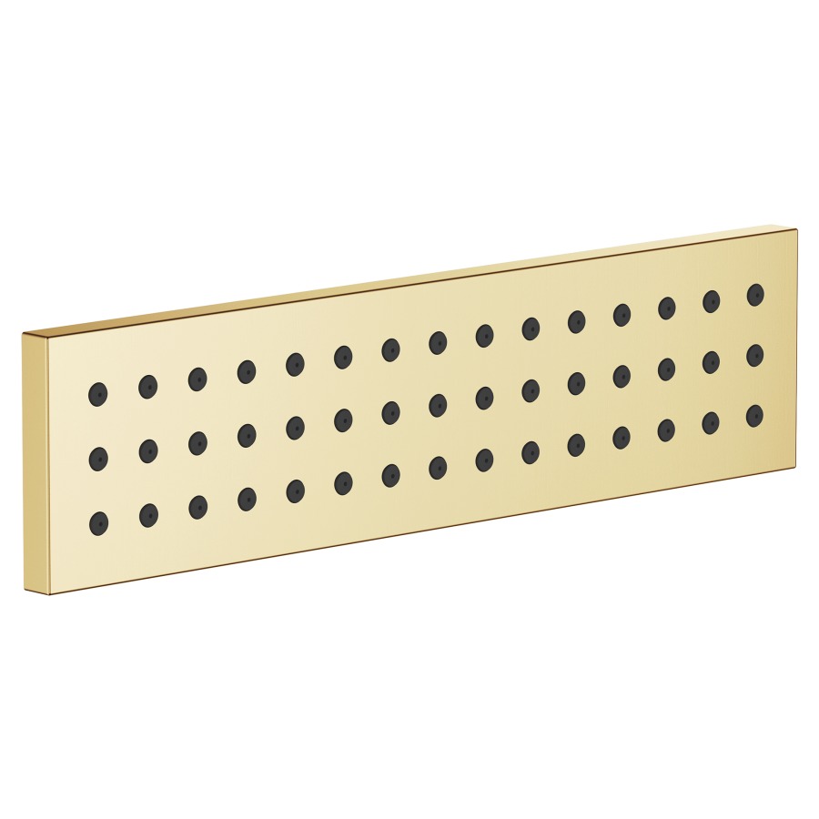 Douche latérale WATER BAR UP
Horizontal Rain, 1/2"
240 x 60 mm, système
anticalcaire, débit 9 l/min.
sans corps à encastrer
751 065