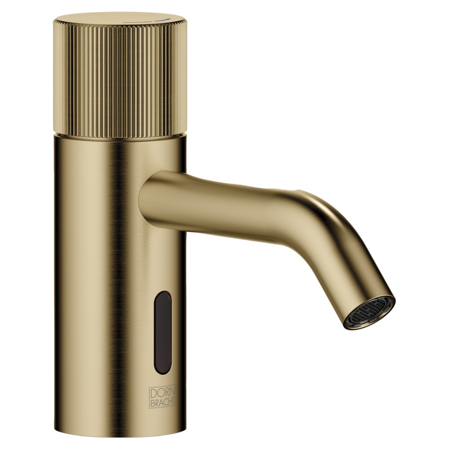 Mélangeur de lavabo META
S 125 mm, goulot fixe
régulation de température
détecteur infrarouge
transformateur AP
H jusqu'à aérateur 52 mm
sans vidage, débit 5,7 l/min.