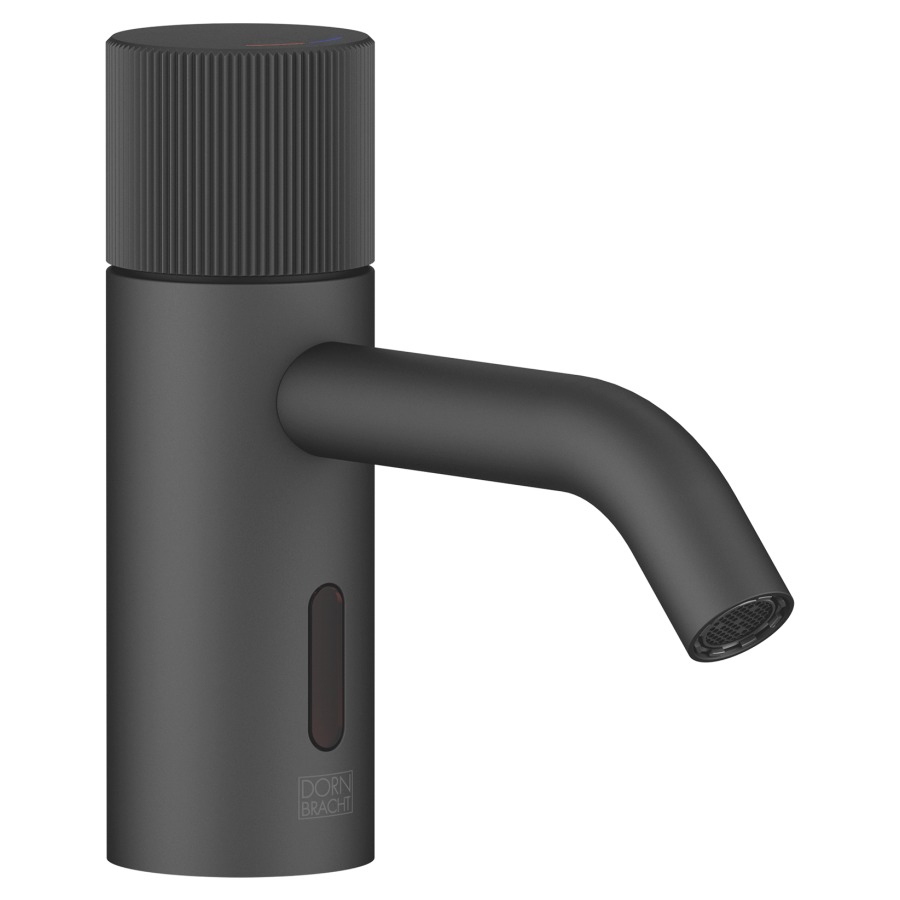 Mélangeur de lavabo META
S 125 mm, goulot fixe
régulation de température
détecteur infrarouge
actionnement à pile 1 x CR-P2
H jusqu'à aérateur 52 mm
sans vidage, débit 5,7 l/min.