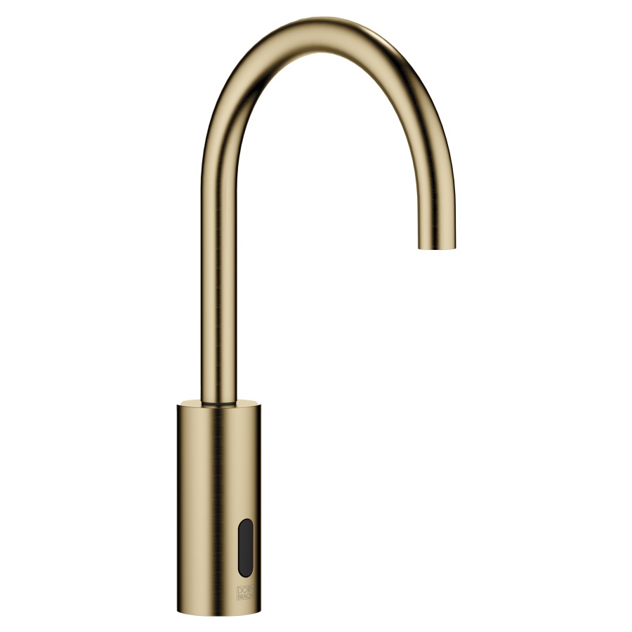 Mélangeur de lavabo META
S 165 mm, goulot fixe
température réglage par boîte
sous évier, système
infrarouge, fonctionnement
sur piles ou sur secteur
H jusqu'à aérateur 199 mm
sans vidage, débit 5,7 l/min.