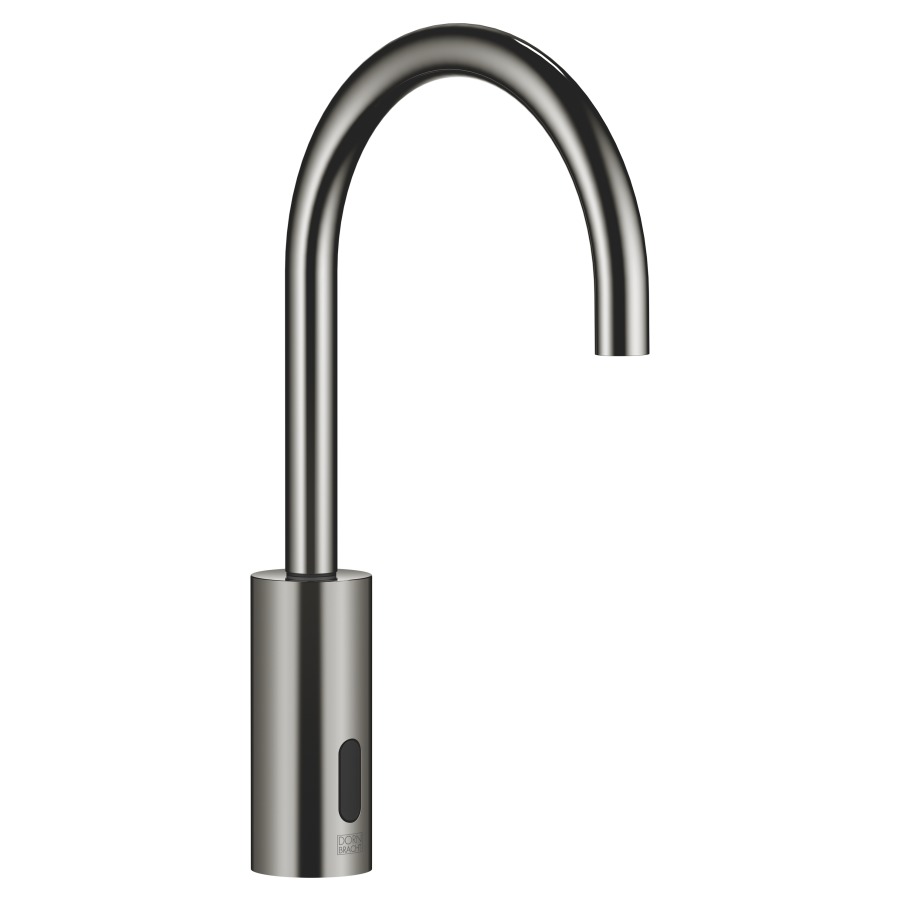 Mélangeur de lavabo META
S 165 mm, goulot fixe
température réglage par boîte
sous évier, système
infrarouge, fonctionnement
sur piles ou sur secteur
H jusqu'à aérateur 199 mm
sans vidage, débit 5,7 l/min.
