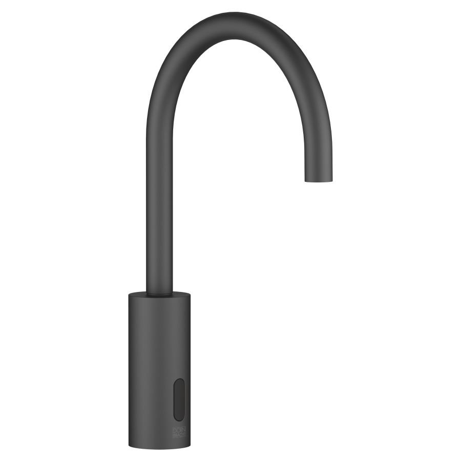 Mélangeur de lavabo META
S 165 mm, goulot fixe
température réglage par boîte
sous évier, système
infrarouge, fonctionnement
sur piles ou sur secteur
H jusqu'à aérateur 199 mm
sans vidage, débit 5,7 l/min.