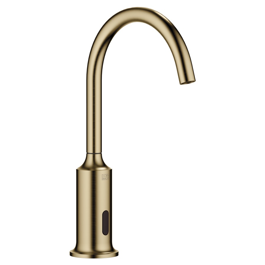 Mélangeur de lavabo VAIA
S 167 mm, goulot fixe
température réglage par boîte
sous évier, système
infrarouge, fonctionnement
sur piles ou sur secteur
H jusqu'à aérateur 221 mm
sans vidage, débit 5,7 l/min.