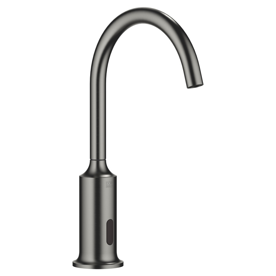 Mélangeur de lavabo VAIA
S 167 mm, goulot fixe
température réglage par boîte
sous évier, système
infrarouge, fonctionnement
sur piles ou sur secteur
H jusqu'à aérateur 221 mm
sans vidage, débit 5,7 l/min.