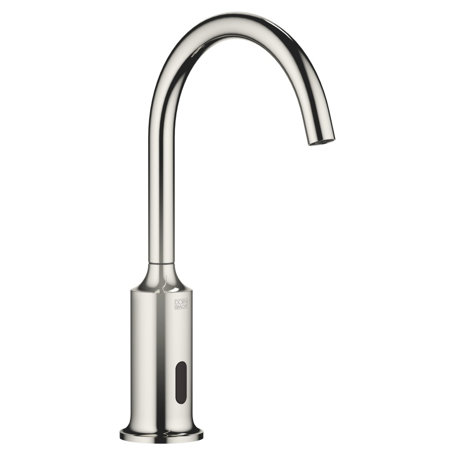 Mélangeur de lavabo VAIA
S 167 mm, goulot fixe
température réglage par boîte
sous évier, système
infrarouge, fonctionnement
sur piles ou sur secteur
H jusqu'à aérateur 221 mm
sans vidage, débit 5,7 l/min.