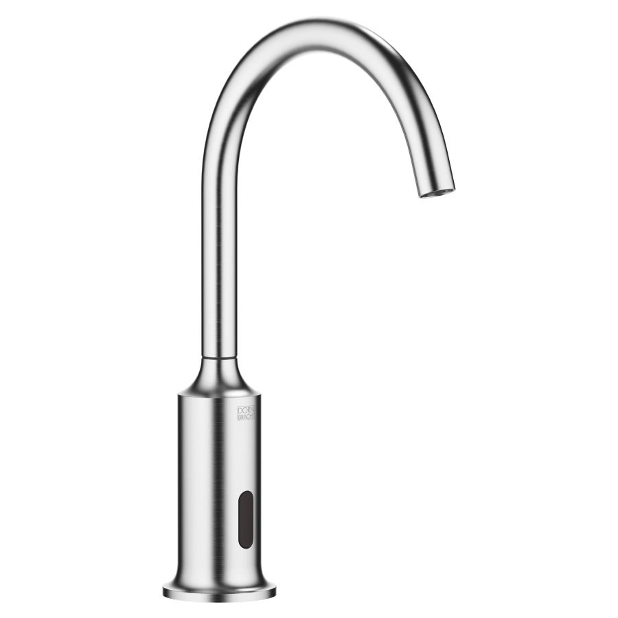 Mélangeur de lavabo VAIA
S 167 mm, goulot fixe
température réglage par boîte
sous évier, système
infrarouge, fonctionnement
sur piles ou sur secteur
H jusqu'à aérateur 221 mm
sans vidage, débit 5,7 l/min.
