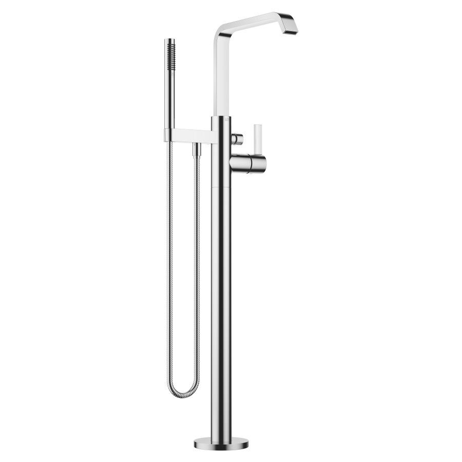 Mélangeur de bain IMO
S 279 mm, goulot fixe
H jusqu'à aérateur 891-961 mm
avec colonne pour montage
à pose libre, inverseur
douche à main bâton, système
anticalcaire, tuyau 125 cm
débit 6,8 l/min., sans corps
à encastrer 751 035
