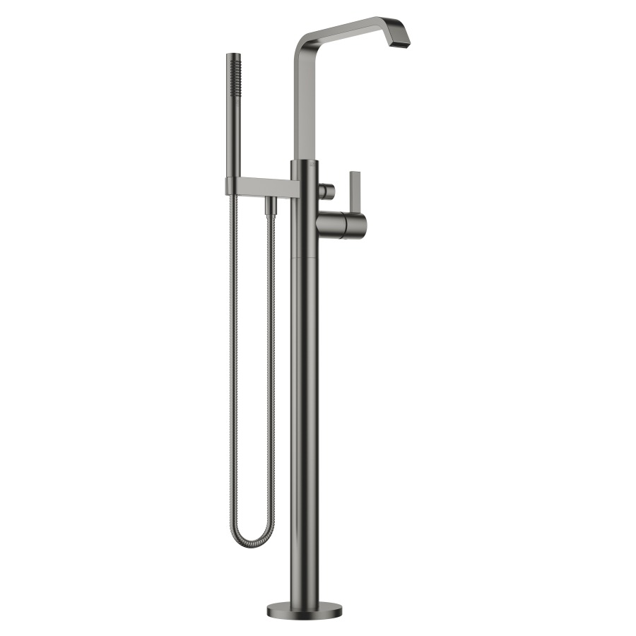 Mélangeur de bain IMO
S 279 mm, goulot fixe
H jusqu'à aérateur 891-961 mm
avec colonne pour montage
à pose libre, inverseur
douche à main bâton, système
anticalcaire, tuyau 125 cm
débit 6,8 l/min., sans corps
à encastrer 751 035