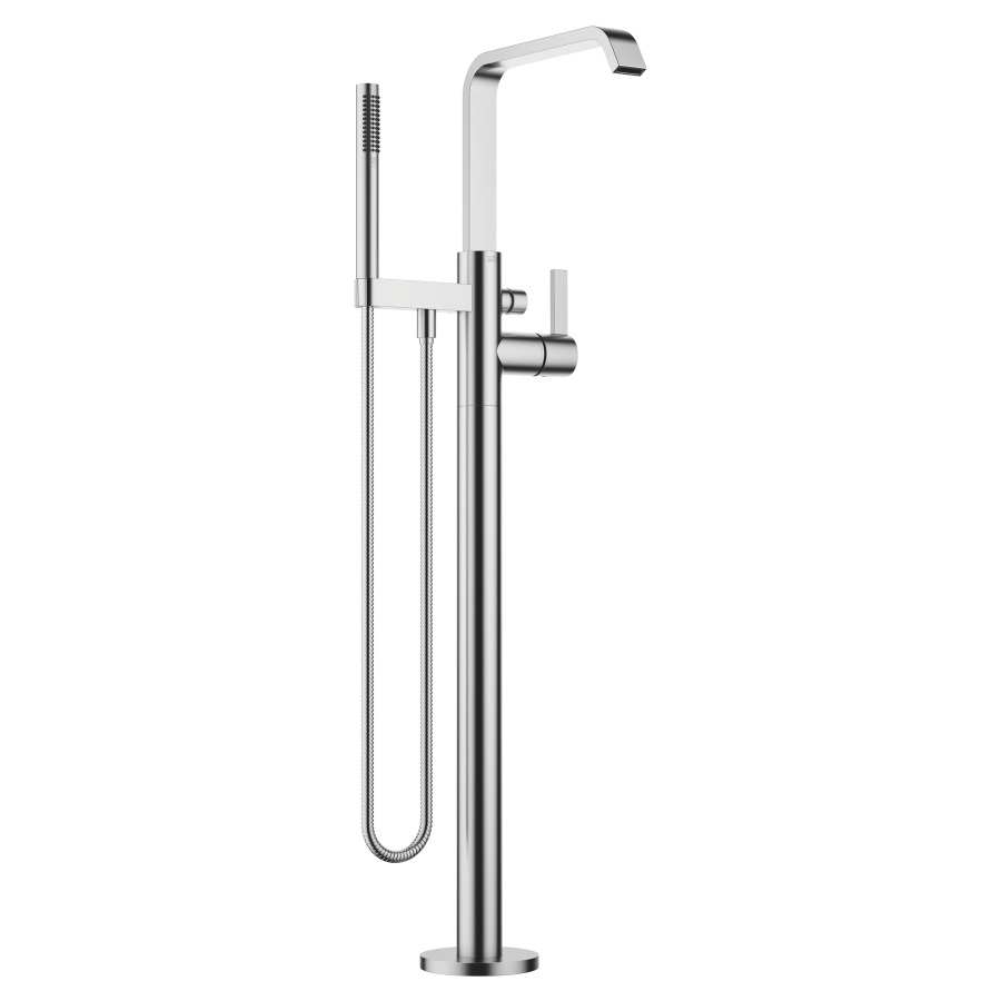 Mélangeur de bain IMO
S 279 mm, goulot fixe
H jusqu'à aérateur 891-961 mm
avec colonne pour montage
à pose libre, inverseur
douche à main bâton, système
anticalcaire, tuyau 125 cm
débit 6,8 l/min., sans corps
à encastrer 751 035