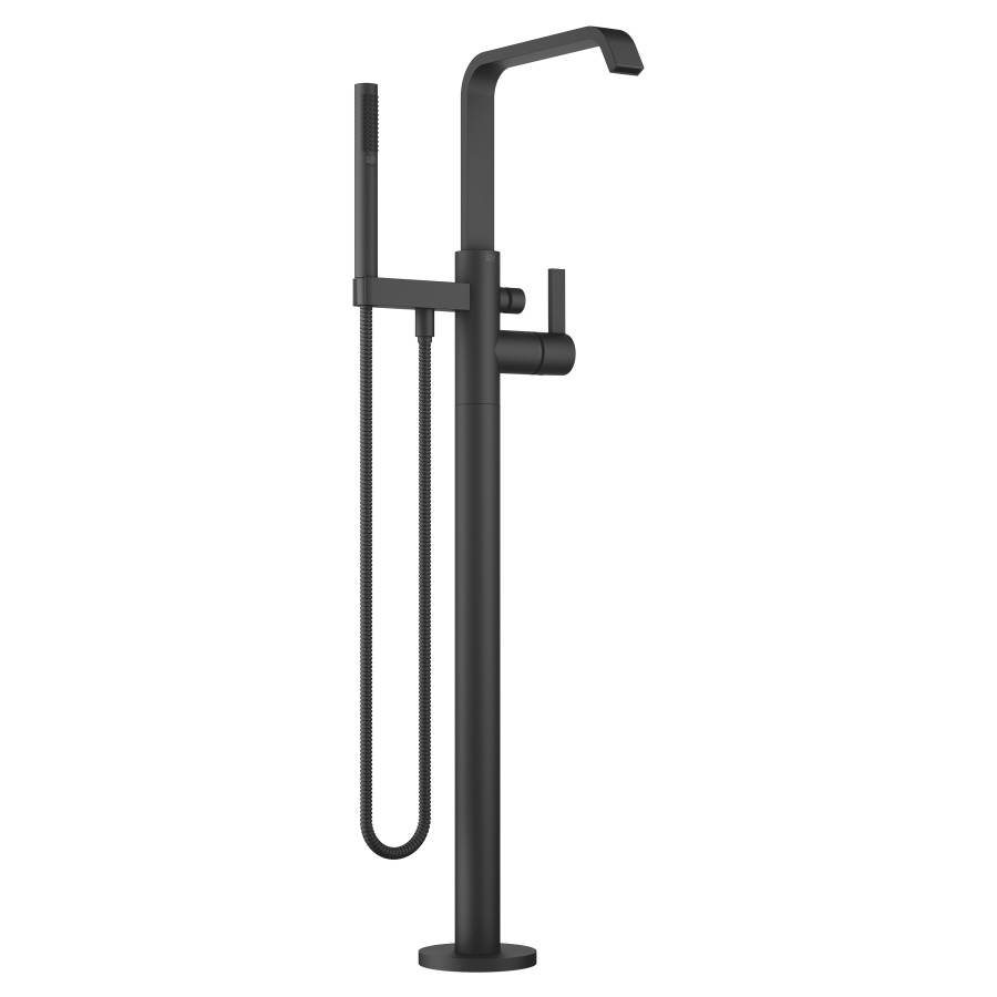 Mélangeur de bain IMO
S 279 mm, goulot fixe
H jusqu'à aérateur 891-961 mm
avec colonne pour montage
à pose libre, inverseur
douche à main bâton, système
anticalcaire, tuyau 125 cm
débit 6,8 l/min., sans corps
à encastrer 751 035