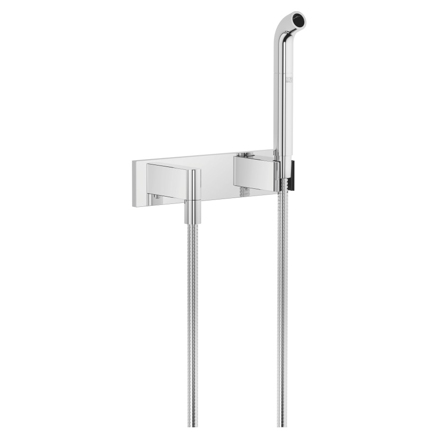 Garnit. de douche DORNBRACHT
tube pour jet d'eau
FlowReduce, tuyau de douche
125 cm, coude de raccordement
1/2", plaque de recouvrement
240 x 60 mm, débit 7 l/min.
groupe acoustique II