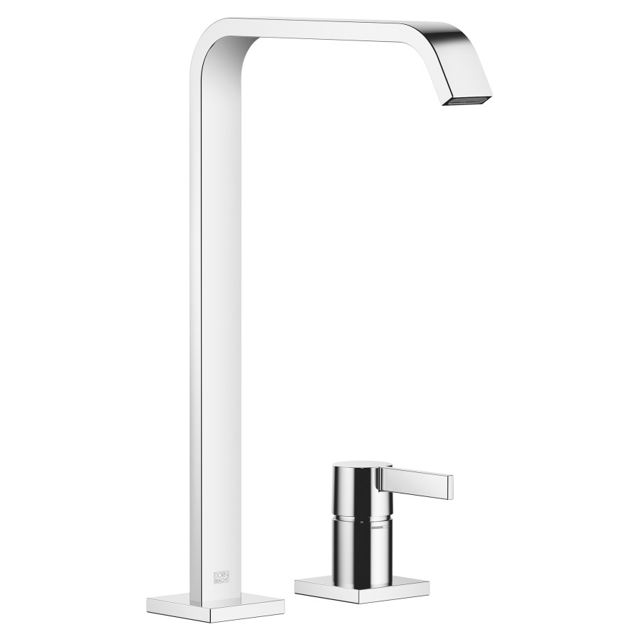 Mélangeur à 2 trous IMO
S 220 mm, goulot fixe
H jusqu'à aérateur 317 mm
rosaces séparées 60 x 60 mm
sans vidage, débit 4,6 l/min.