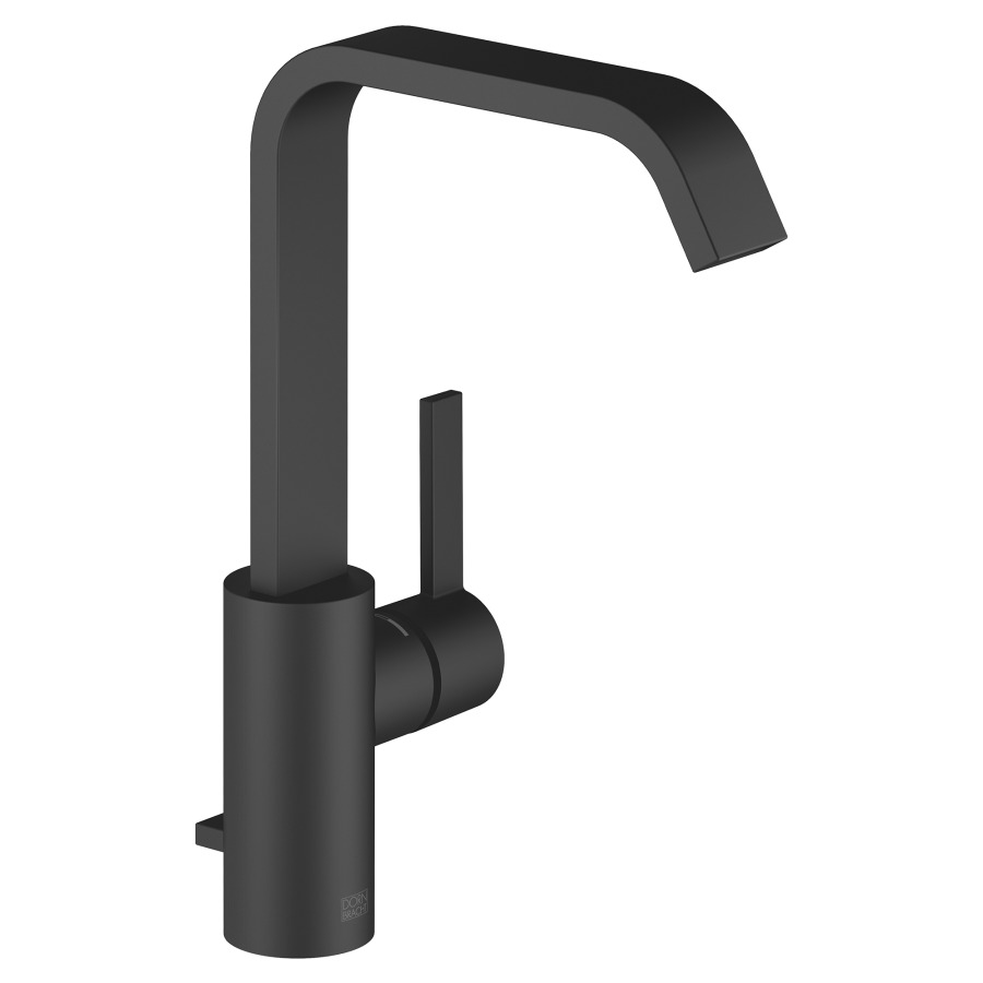 Mélangeur de lavabo IMO
S 165 mm, goulot haut
H jusqu'à aérateur 235 mm
goulot fixe, vidage
excentrique, débit 4,6 l/min.