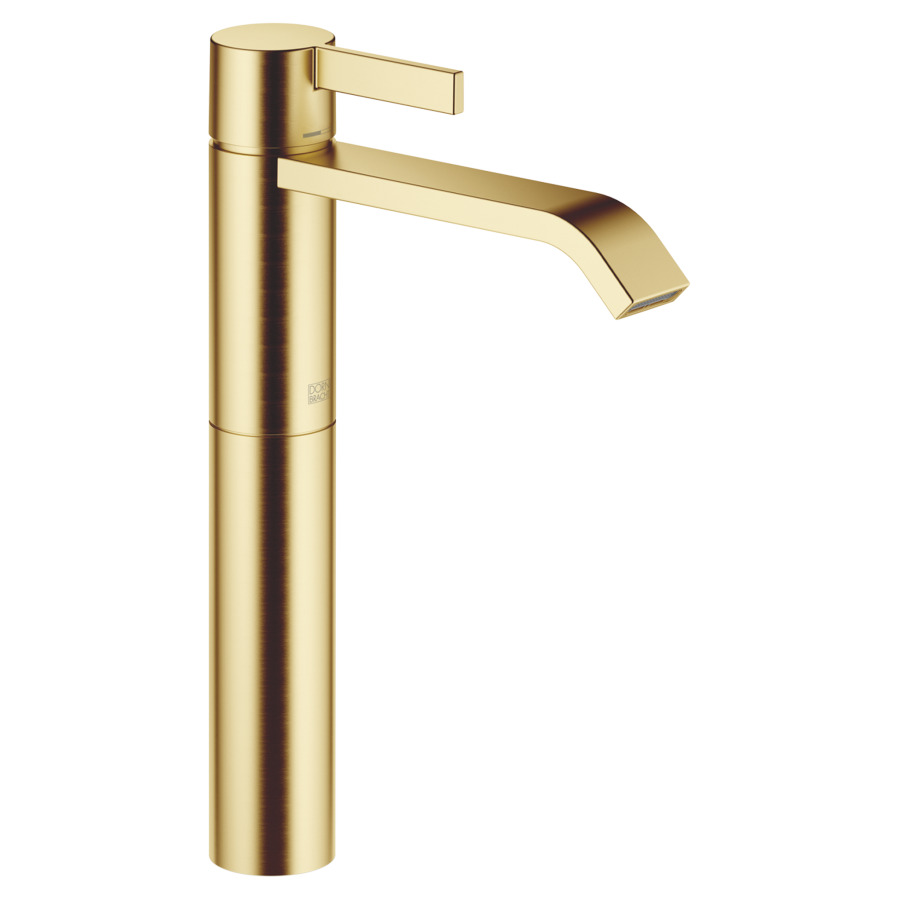 Mélangeur de lavabo IMO
S 170 mm, haute colonne
H jusqu'à aérateur 230 mm
goulot fixe, sans vidage
débit 4,6 l/min.