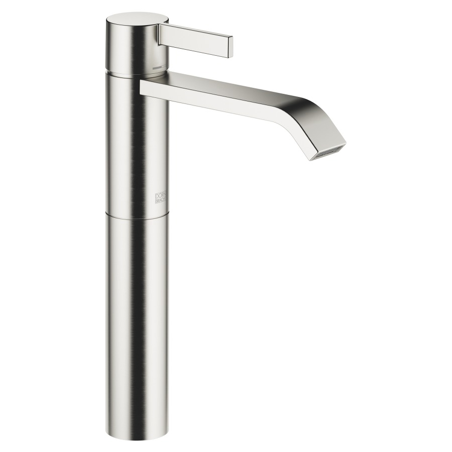 Mélangeur de lavabo IMO
S 170 mm, haute colonne
H jusqu'à aérateur 230 mm
goulot fixe, sans vidage
débit 4,6 l/min.
