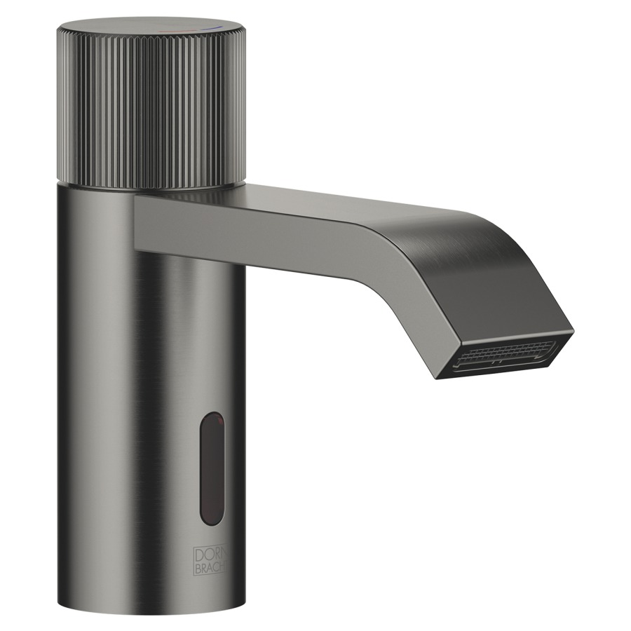 Mélangeur de lavabo IMO
S 130 mm, goulot fixe
régulation de température
détecteur infrarouge
fonctionnement sur secteur
H jusqu'à aérateur 74 mm
sans vidage, débit 5,7 l/min.