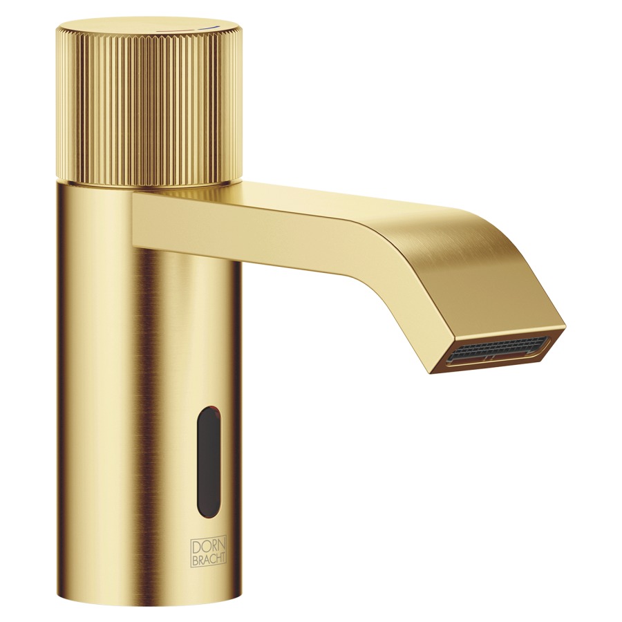 Mélangeur de lavabo IMO
S 130 mm, goulot fixe
régulation de température
détecteur infrarouge
fonctionnement sur secteur
H jusqu'à aérateur 74 mm
sans vidage, débit 5,7 l/min.