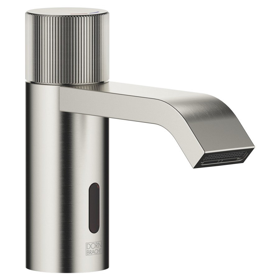 Mélangeur de lavabo IMO
S 130 mm, goulot fixe
régulation de température
détecteur infrarouge
actionnement à pile 1 x CR-P2
H jusqu'à aérateur 74 mm
sans vidage, débit 5,7 l/min.