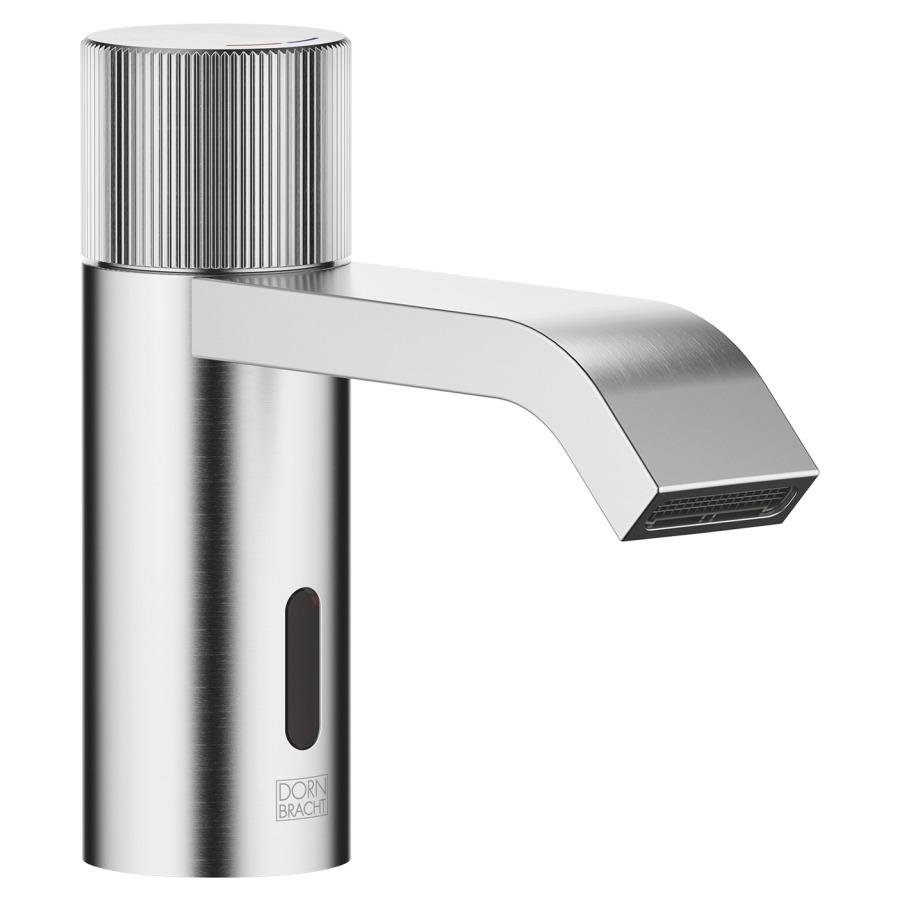 Mélangeur de lavabo IMO
S 130 mm, goulot fixe
régulation de température
détecteur infrarouge
actionnement à pile 1 x CR-P2
H jusqu'à aérateur 74 mm
sans vidage, débit 5,7 l/min.