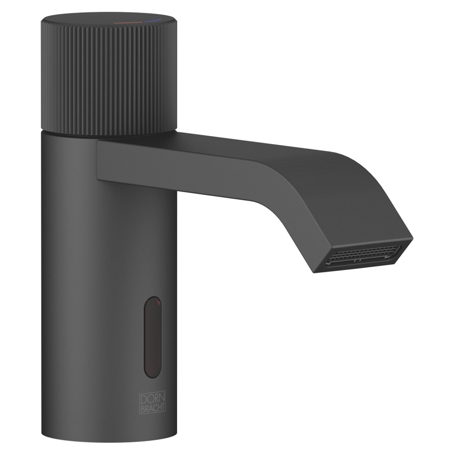 Mélangeur de lavabo IMO
S 130 mm, goulot fixe
régulation de température
détecteur infrarouge
actionnement à pile 1 x CR-P2
H jusqu'à aérateur 74 mm
sans vidage, débit 5,7 l/min.