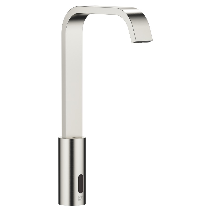 Mélangeur de lavabo IMO
S 165 mm, goulot fixe
température réglage par boîte
sous évier, système
infrarouge, fonctionnement
sur piles ou sur secteur
H jusqu'à aérateur 268 mm
sans vidage, débit 5,7 l/min.
