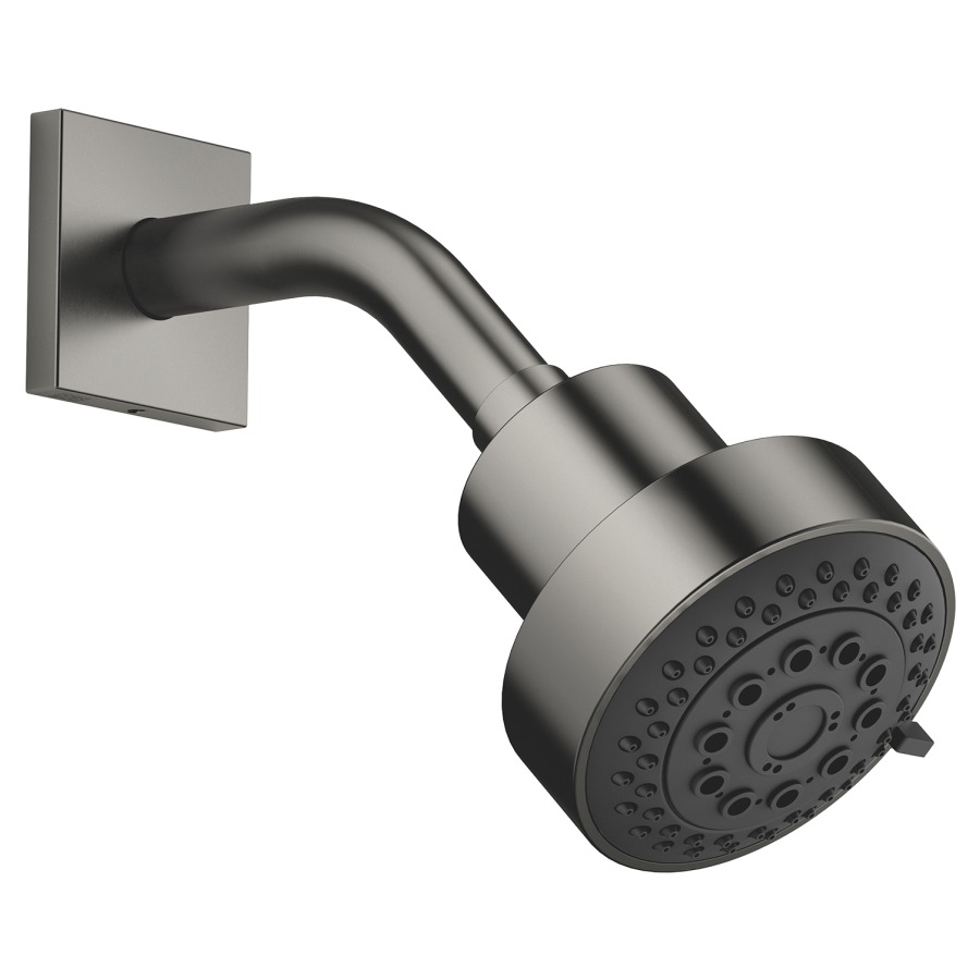 Pomme de douche DORNBRACHT
FlowReduce, 1/2", pivotant
système anticalcaire
réglable normale/soft/massage
rosace 60 x 60 mm
débit 6,8 l/min.
groupe acoustique I