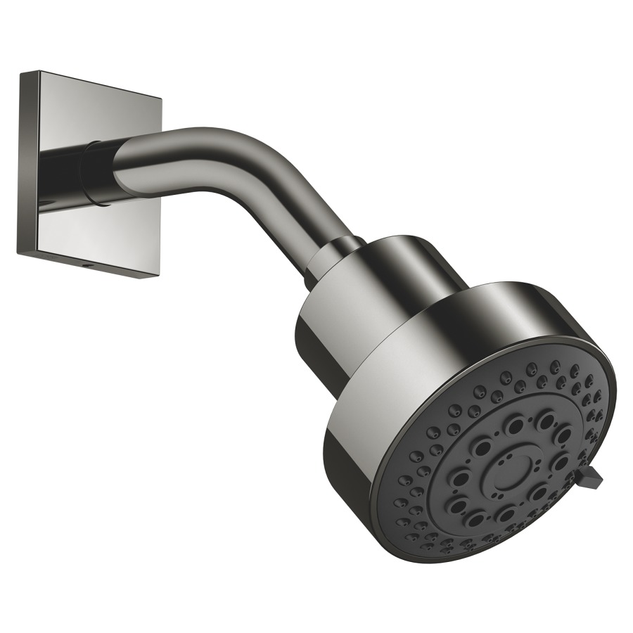 Pomme de douche DORNBRACHT
FlowReduce, 1/2", pivotant
système anticalcaire
réglable normale/soft/massage
rosace 60 x 60 mm
débit 6,8 l/min.
groupe acoustique I