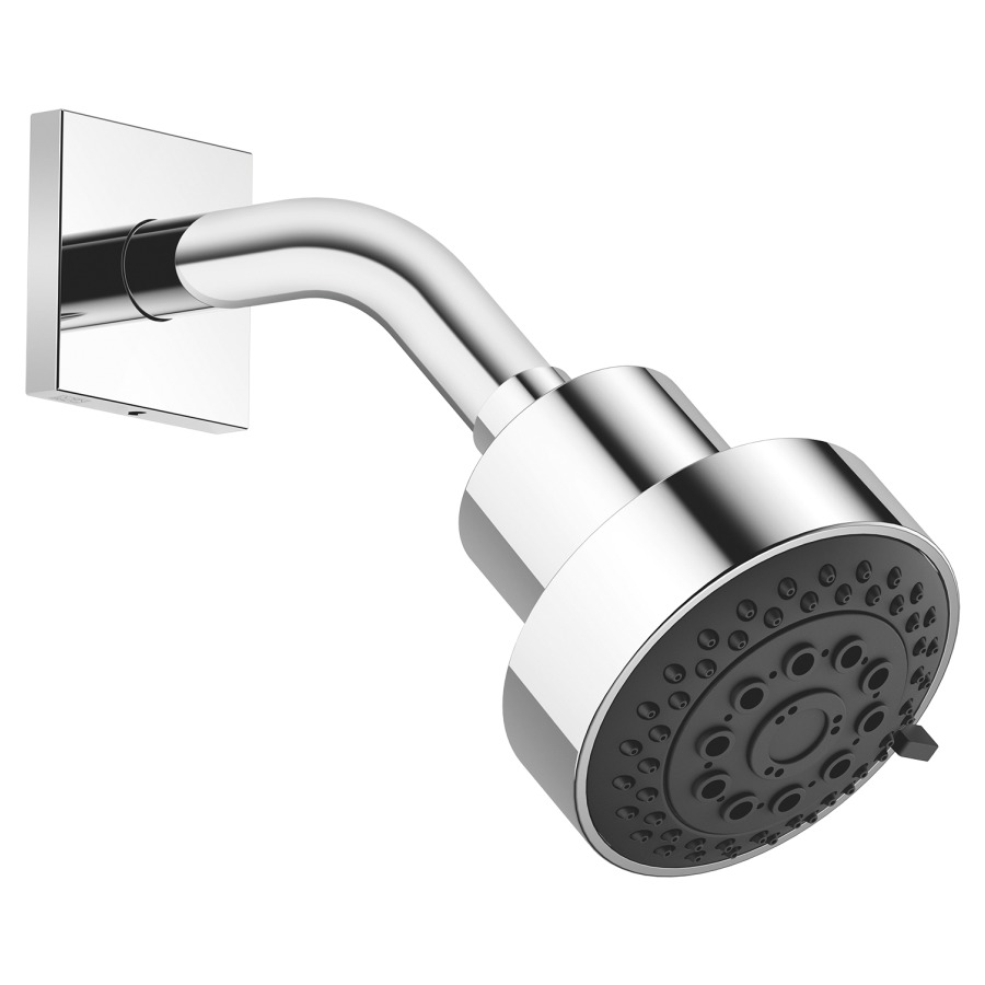 Pomme de douche DORNBRACHT
FlowReduce, 1/2", pivotant
système anticalcaire
réglable normale/soft/massage
rosace 60 x 60 mm
débit 6,8 l/min.
groupe acoustique I