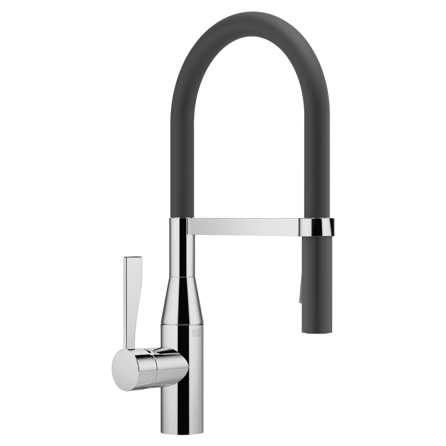 Mélangeur d'évier SYNC
S 200 mm, goulot orientable
tuyau flexible en silicone
sprayface, système anti-
calcaire, poignée à levier à
droite